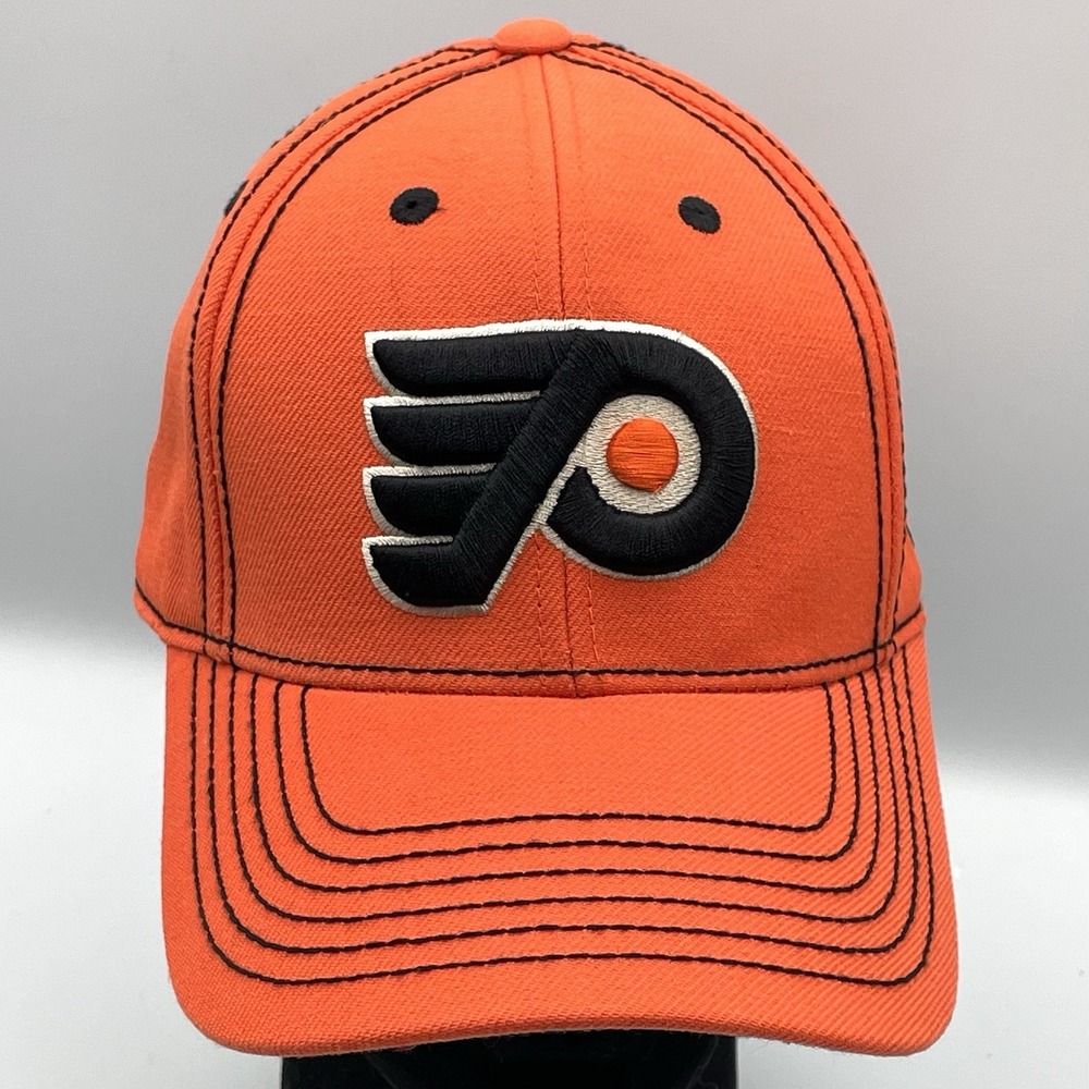 Philadelphia Flyers OTH Old Time Hockey Orange Black NHL Strapback Hat Cap